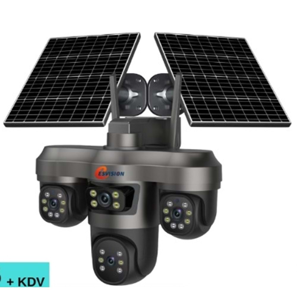 ES-5604 4G SOLAR CAMERA AOV 4 LENS ESVISION
